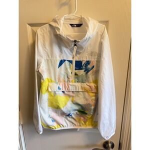 The North Face Youth Fanorak Girls Jacket Fanny Pack Packable‎ Small 7/8 White
